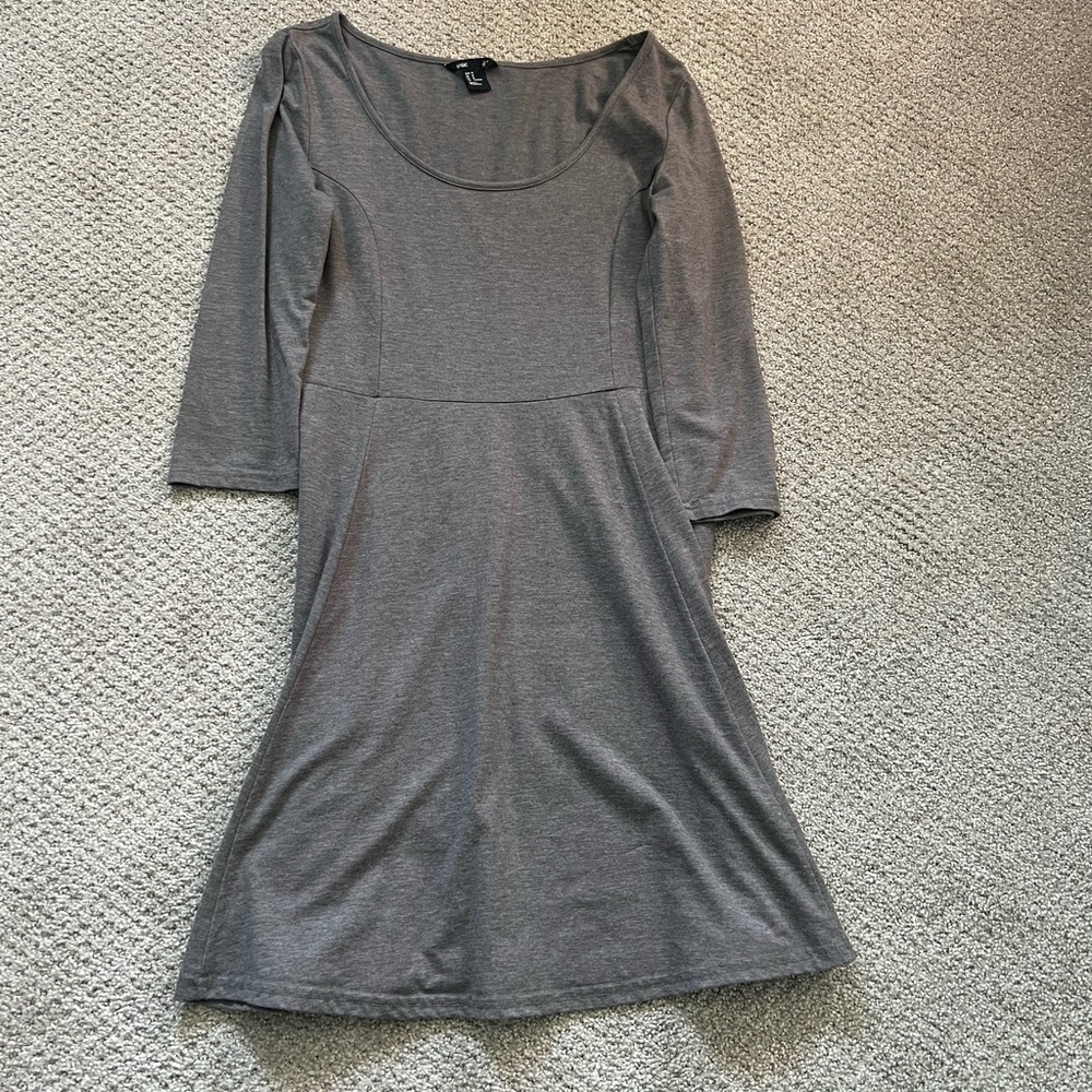 Gray T-shirt Dress - H&M